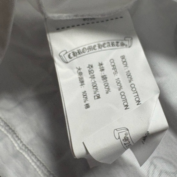 Chrome Hearts White Cotton Label